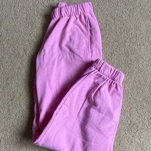 Brandy Melville Rosa Sweatpants